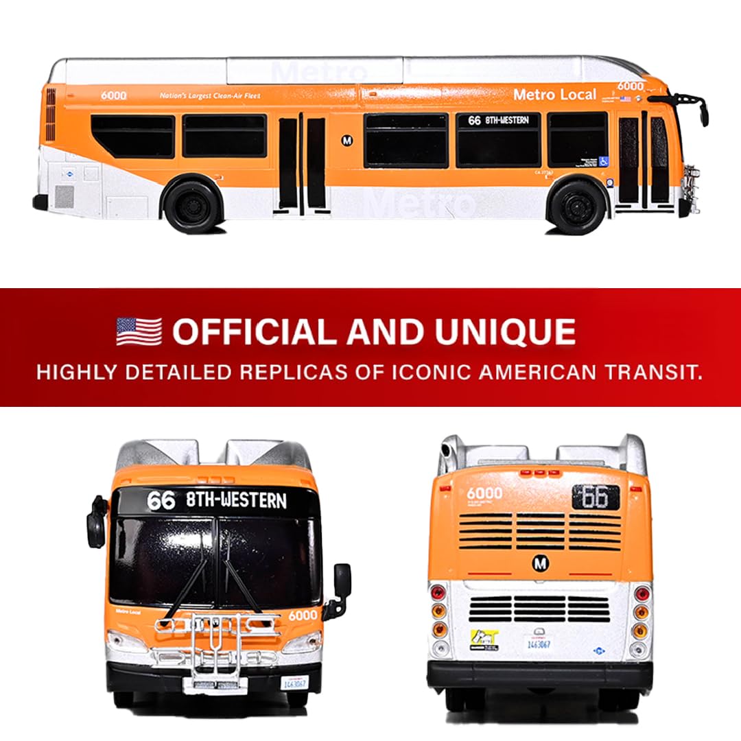 Amazon.com: Iconic Replicas NFI Xcelsior XN40 Transit Bus: Los